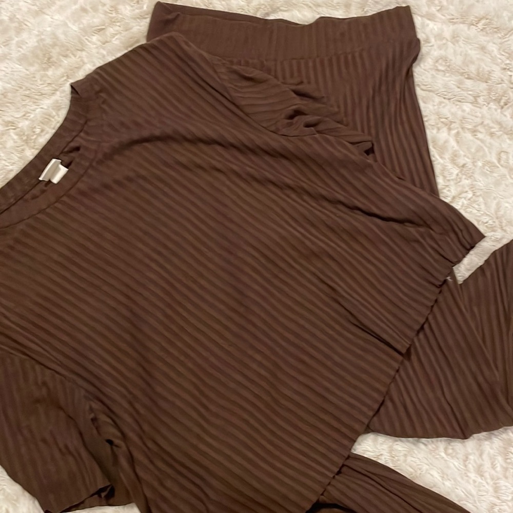 H&M brown set